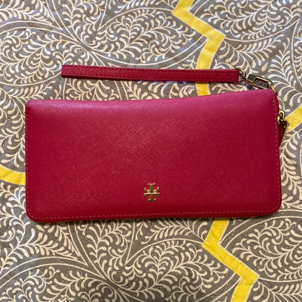 Pink Tory Burch Wallet